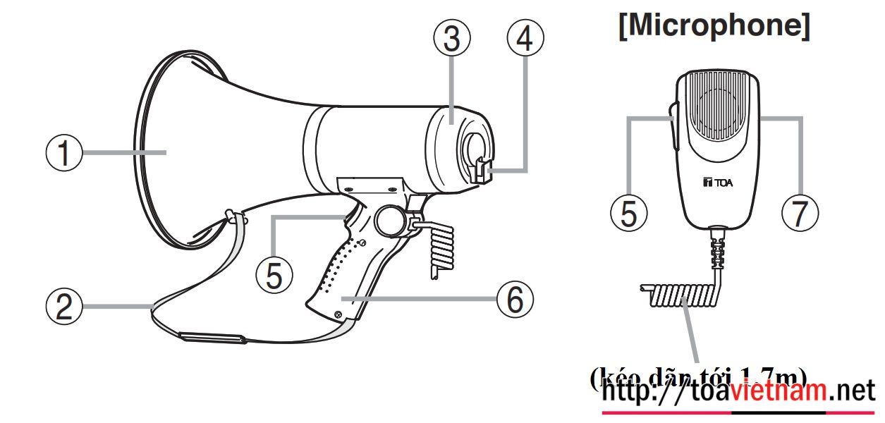 loa cầm tay ER-3215