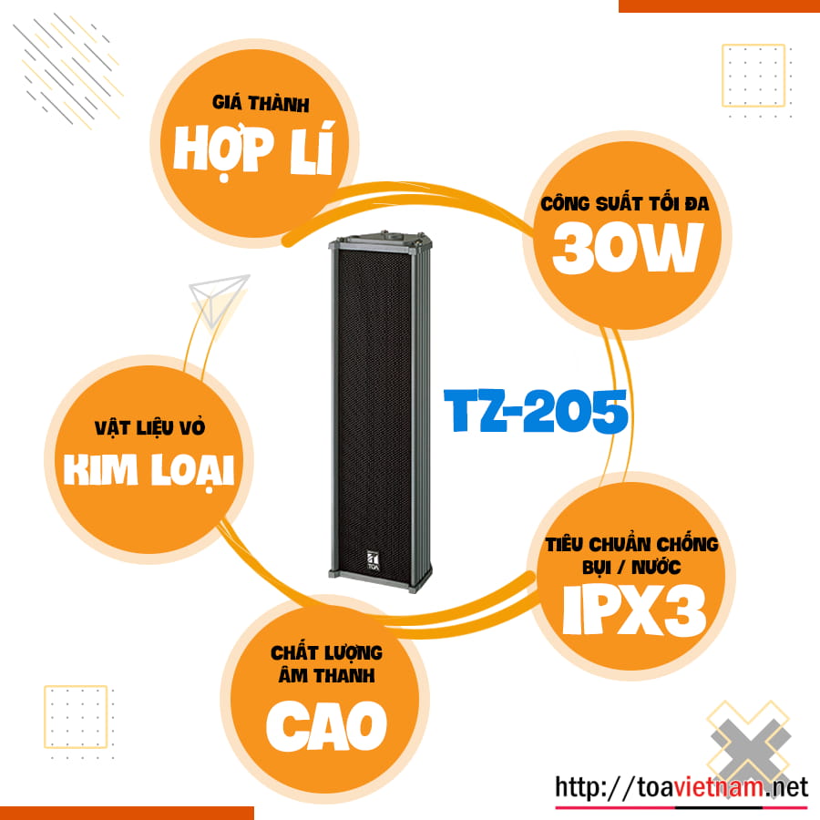 loa cot TZ-205