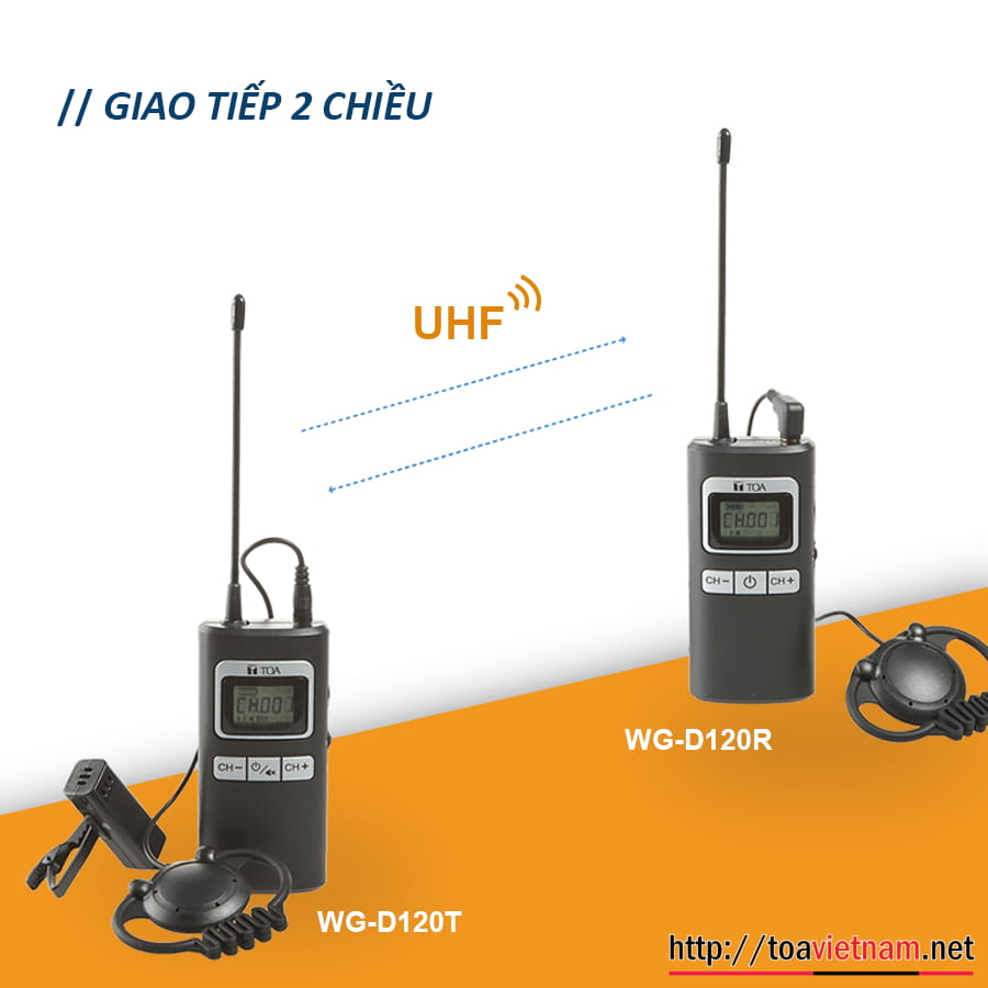 Khoảng cách thu phát WG-D120R, WG-D120T