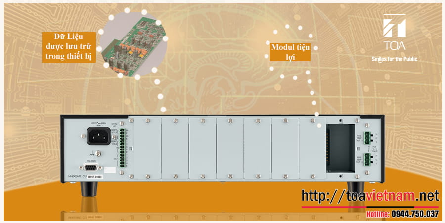 M-9000M2 mặt sau
