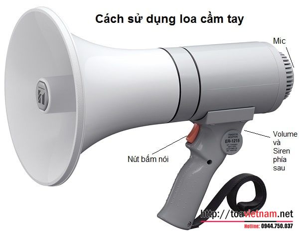 Cách sử dụng loa cầm tay dùng pin