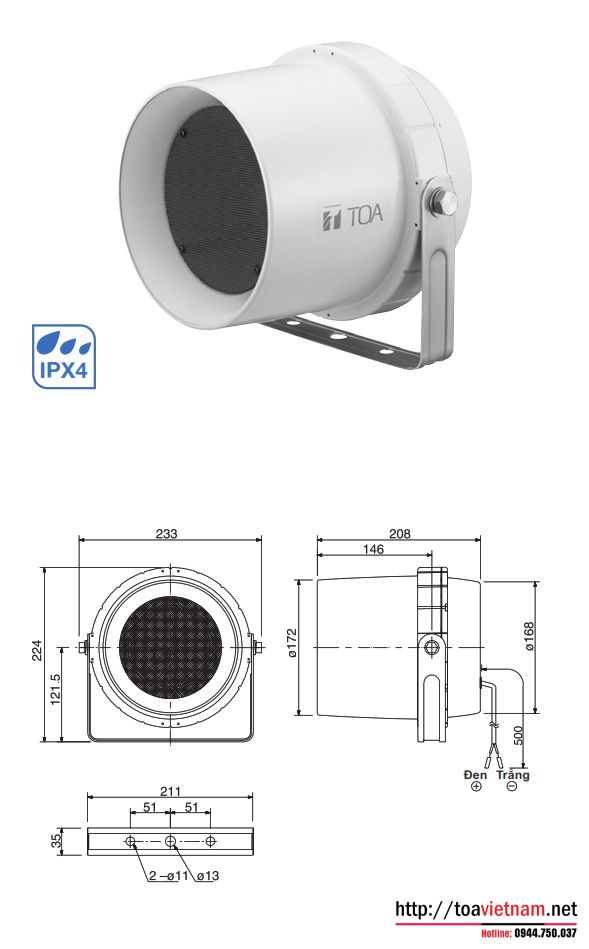 Loa nén dải rộng CS-64, CS-154 và CS-304