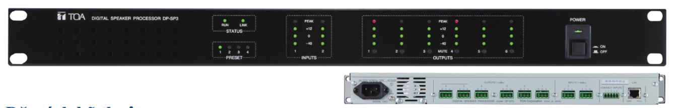 DP-SP3: Tính năng mới trên bộ xử lý kỹ thuật số TOA DP-SP3
