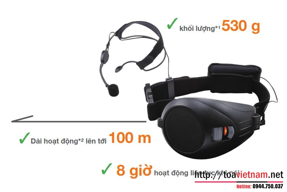 Bộ loa đeo hông mới: TOA ER-1000A Series