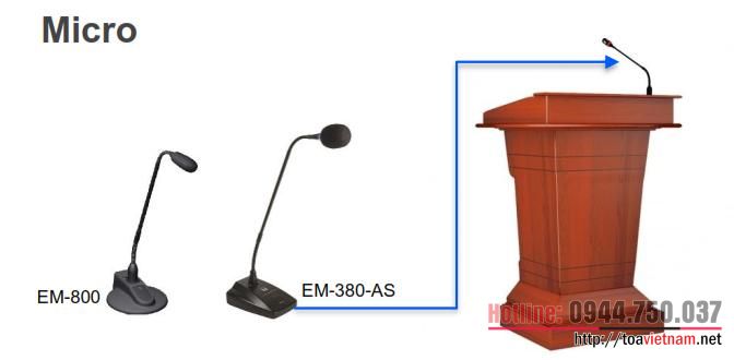 Hướng dẫn chọn Micro để bục cho hội trường, phòng họp
