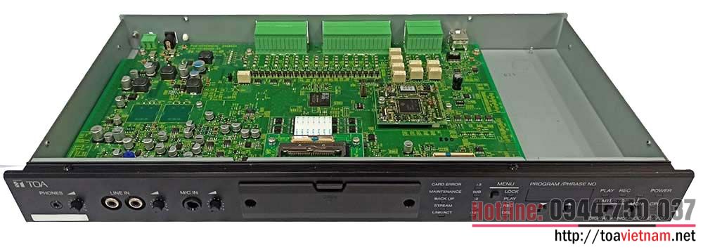 Dịch vụ sửa chữa, cài đặt bộ lưu bản tin ghi âm sẵn EV-700