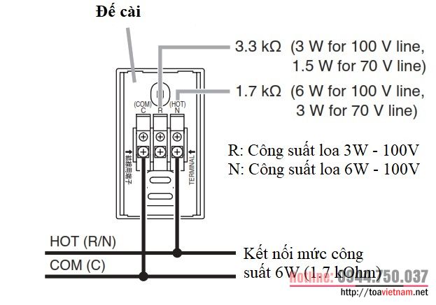 Hướng dẫn đấu nối, lắp đặt và sử dụng loa BS-634, BS-634T và BS-1034, BS-1034S