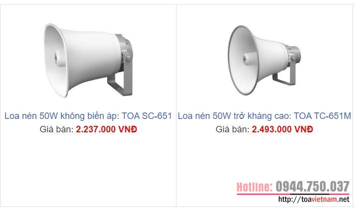 Hướng dẫn sửa chữa loa nén, loa phóng thanh 50W TOA SC-651 và TC-651M