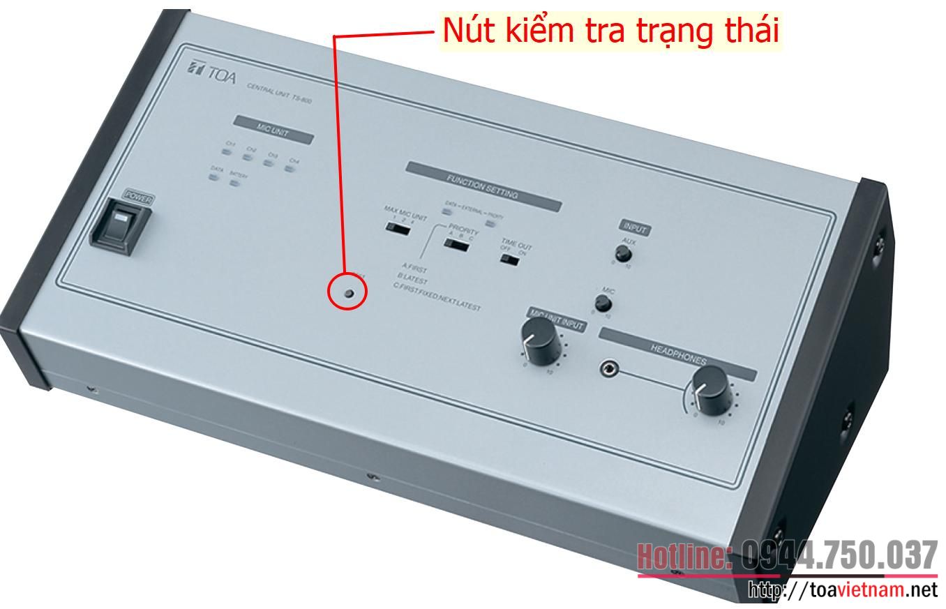 Hướng dẫn sửa chữa thiết bị hội thảo TS-800, TS-801, TS-802