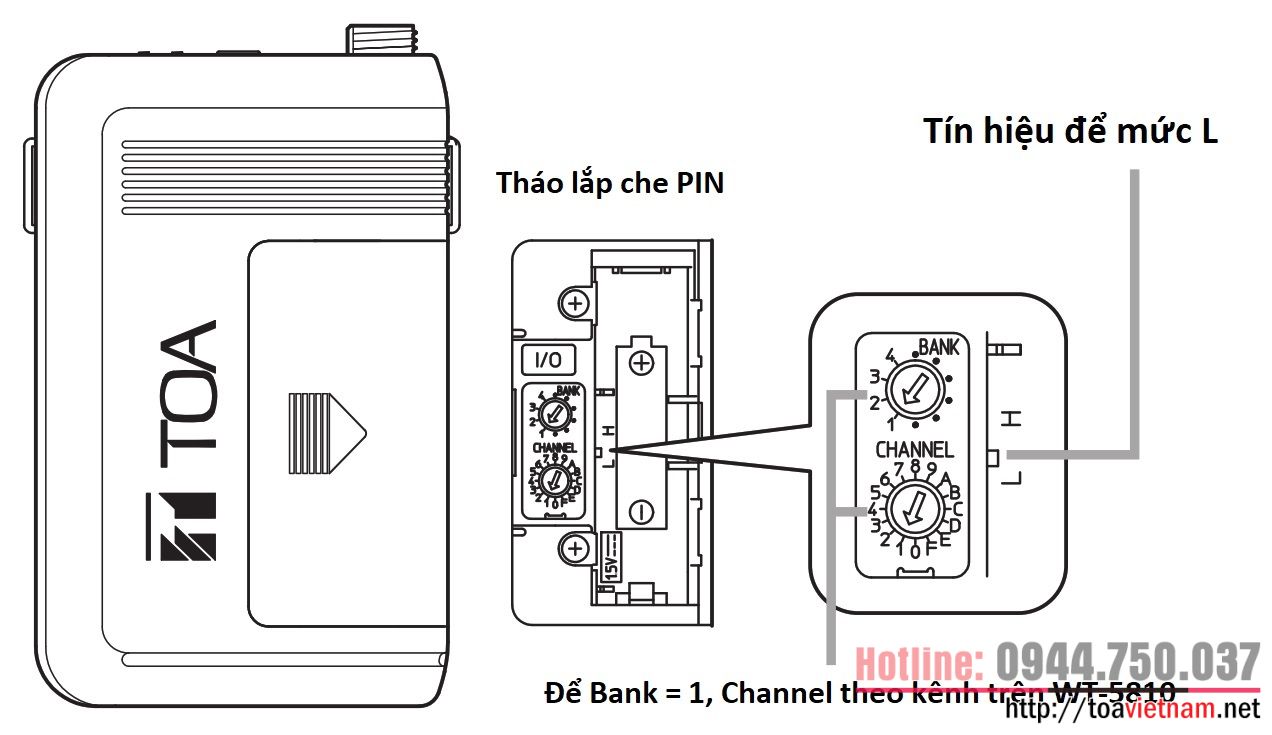 Hướng dẫn đấu nối, cài đặt WM-5325 với WT-5810