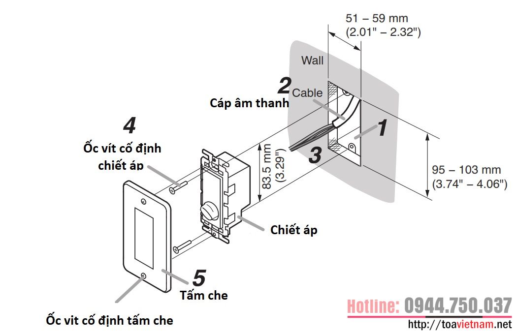 Hướng dẫn đấu nối chiết áp AT-063AP, AT-303AP và AT-603AP