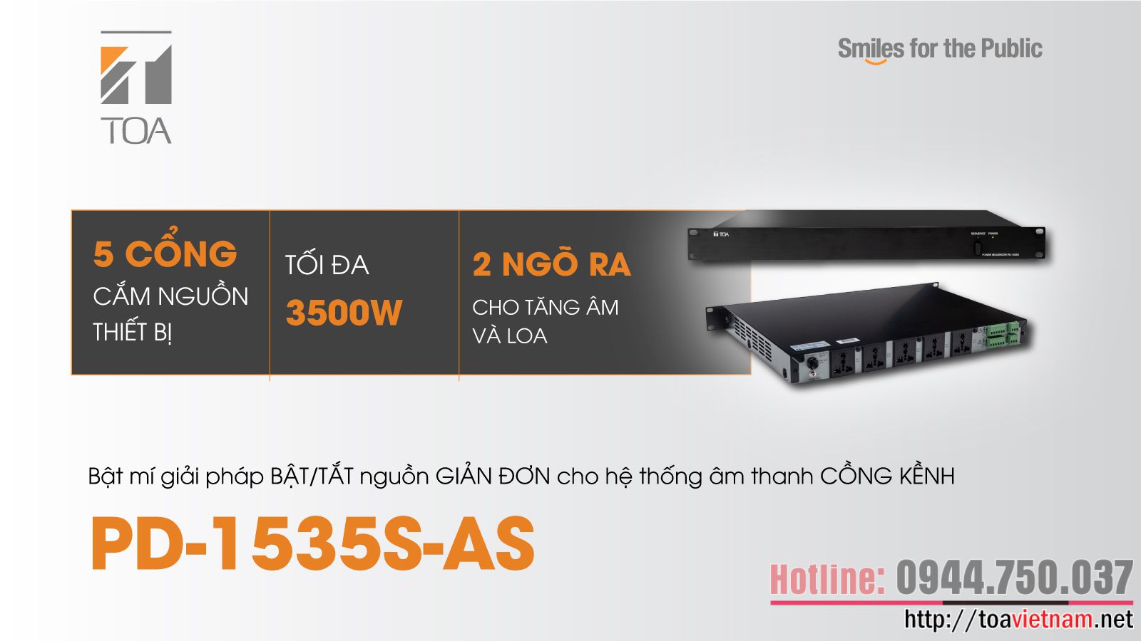 PD-1535S-AS BẬT/TẮT nguồn GIẢN ĐƠN cho hệ thống âm thanh CỒNG KỀNH