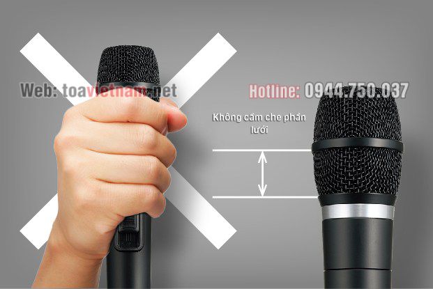 Hướng dẫn cách cầm Micro đúng cách